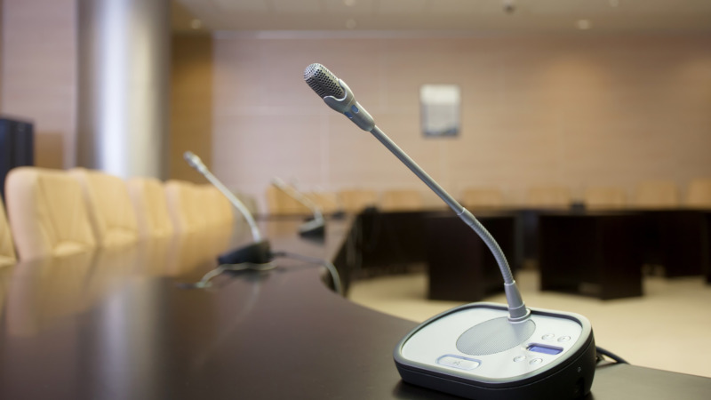 Bosch DCN congress microphone