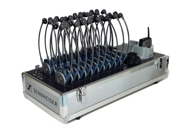 Sennheiser Tourguide -tulkkaussalkku